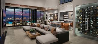 Luxury living room space