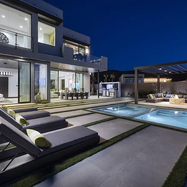 rear pool