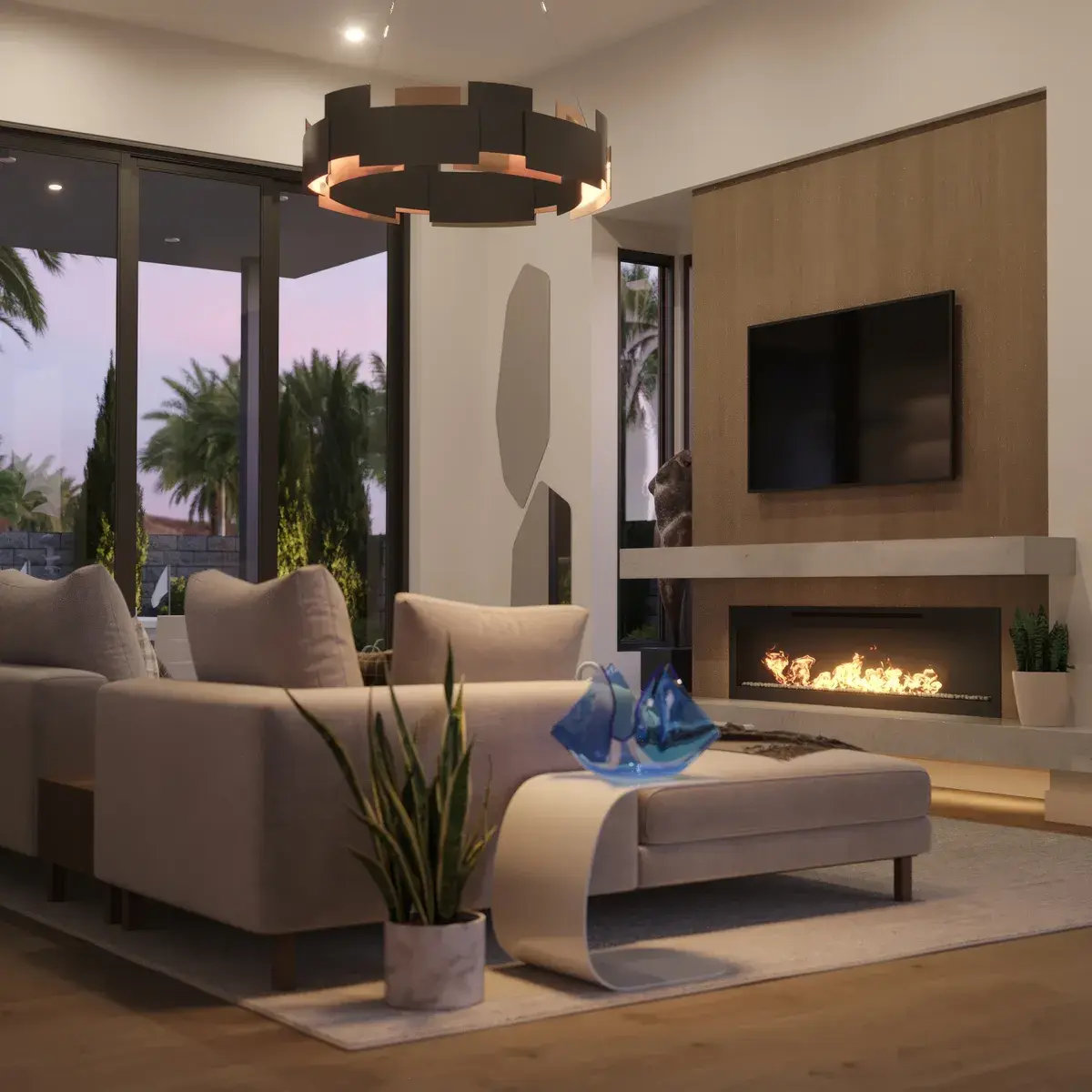 SkyVu Home 202 - Living Room