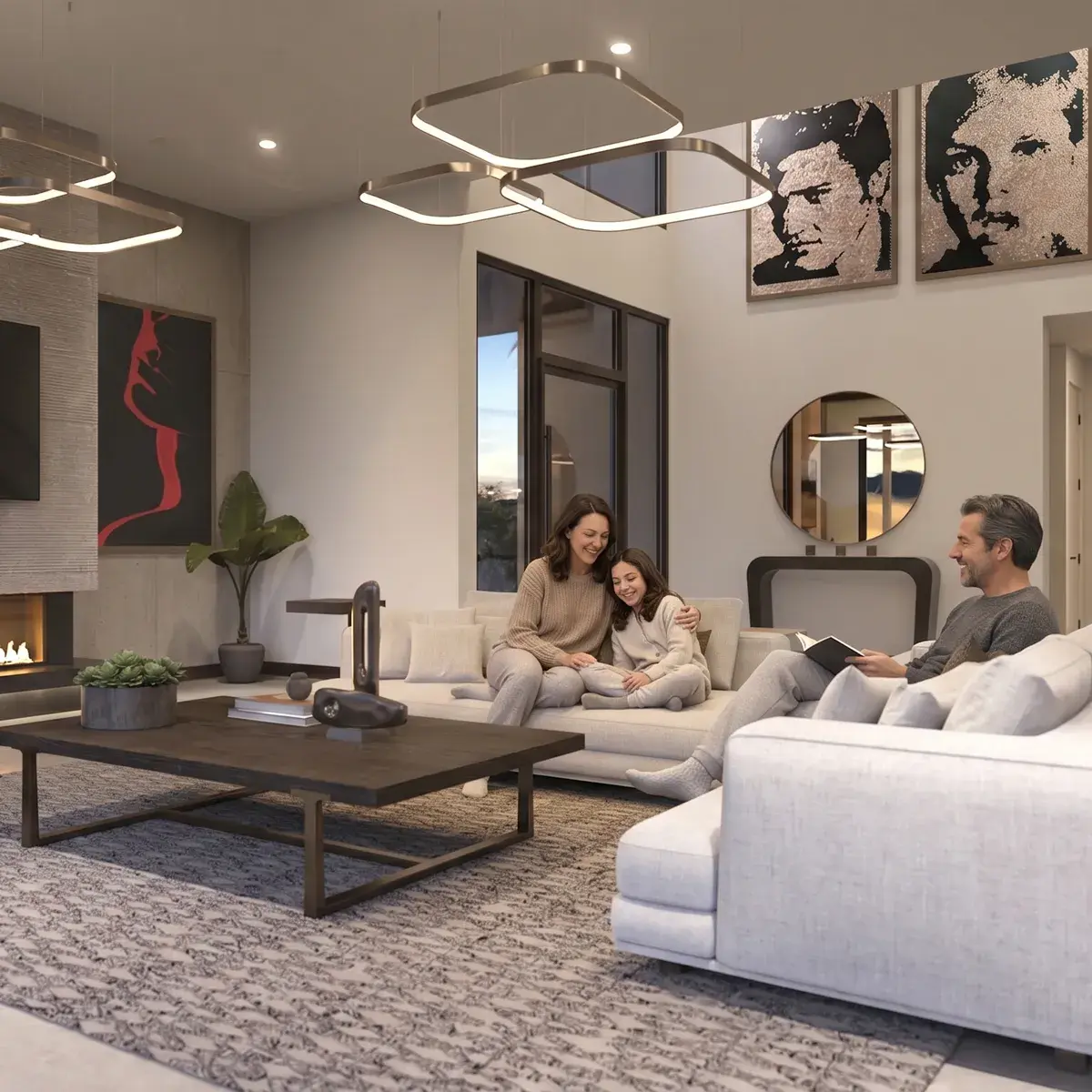 SkyVu 207 - Great Room with Family (Mobile)
