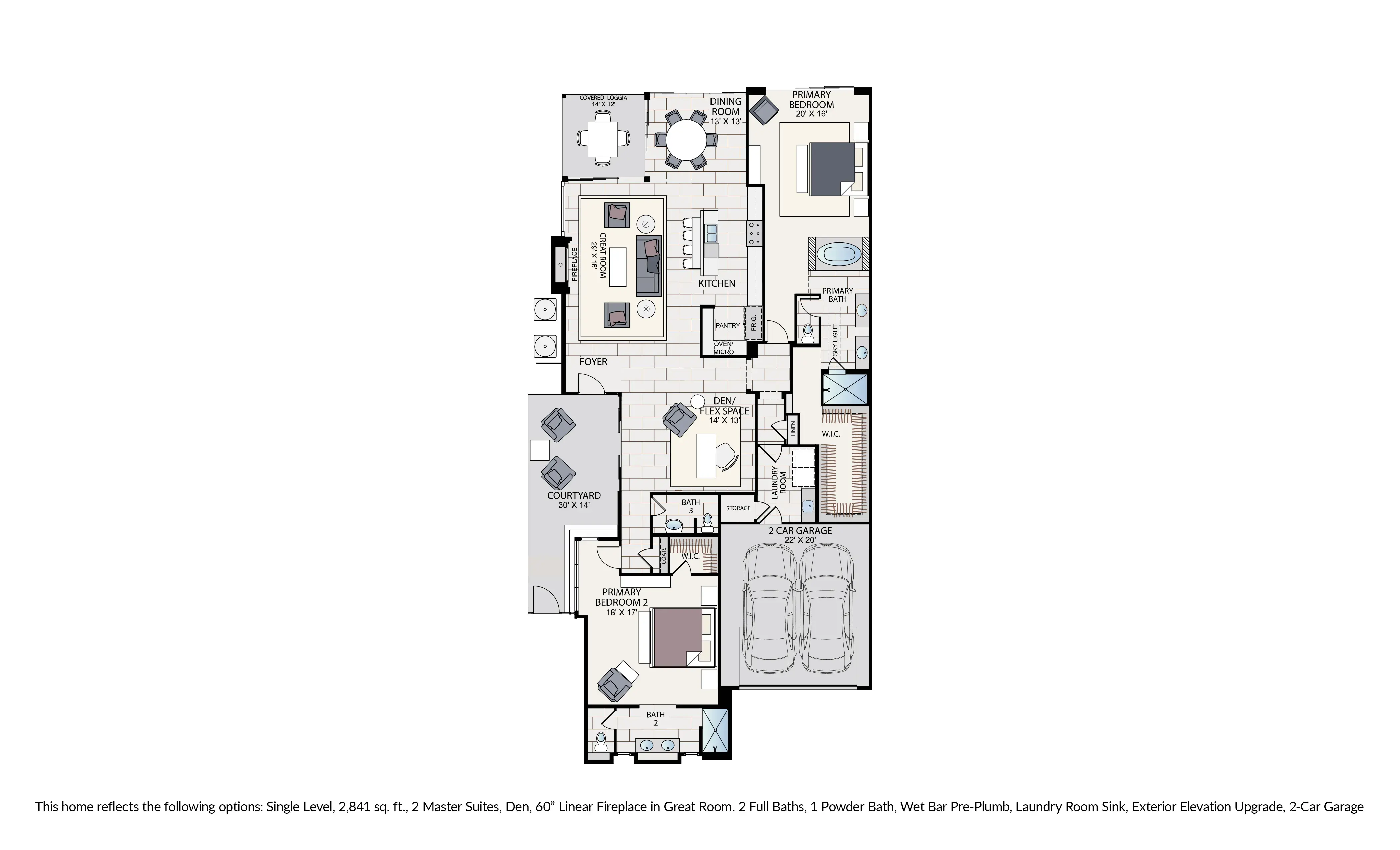 Residence 1 floorplan