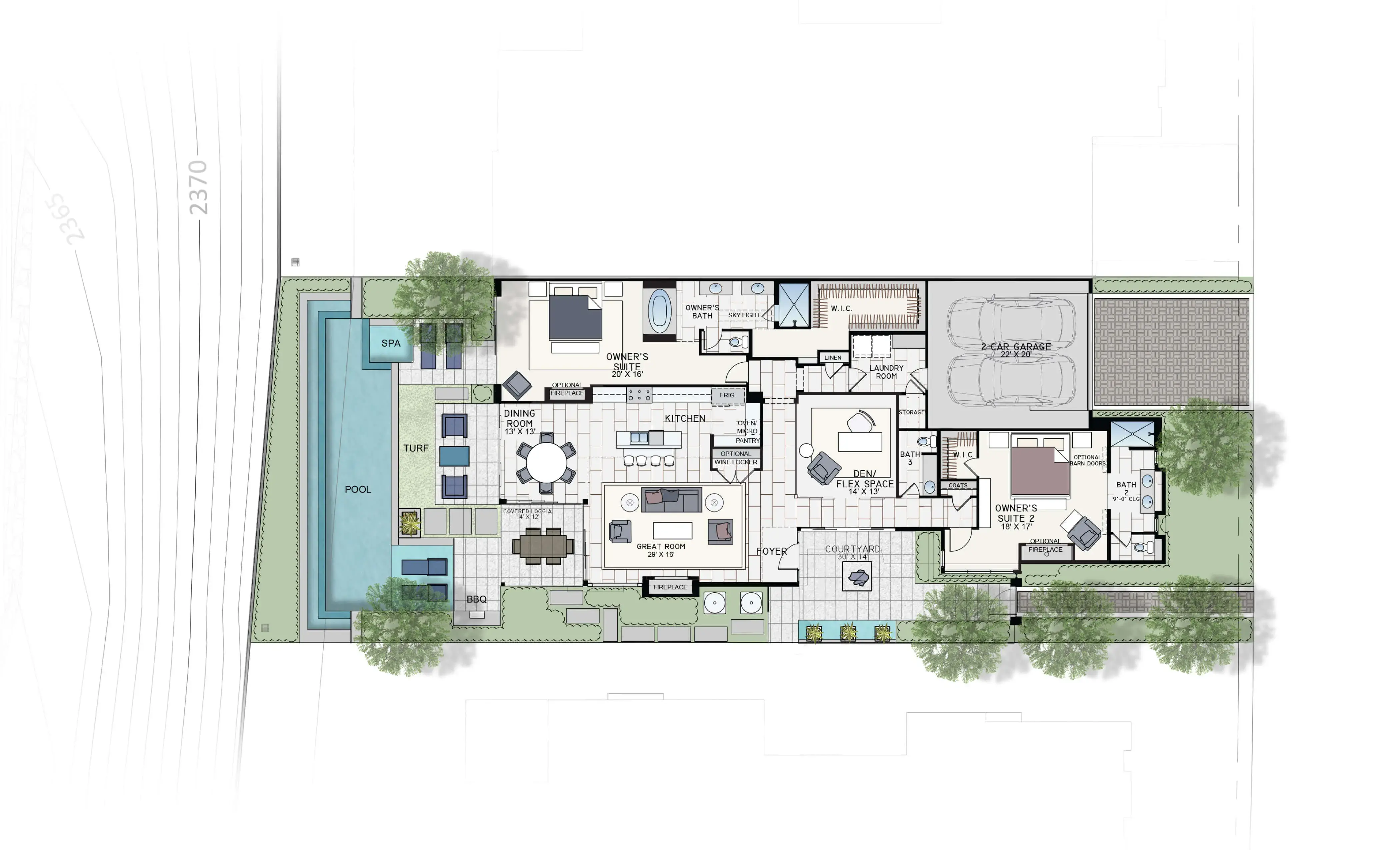 Residence 1 floorplan