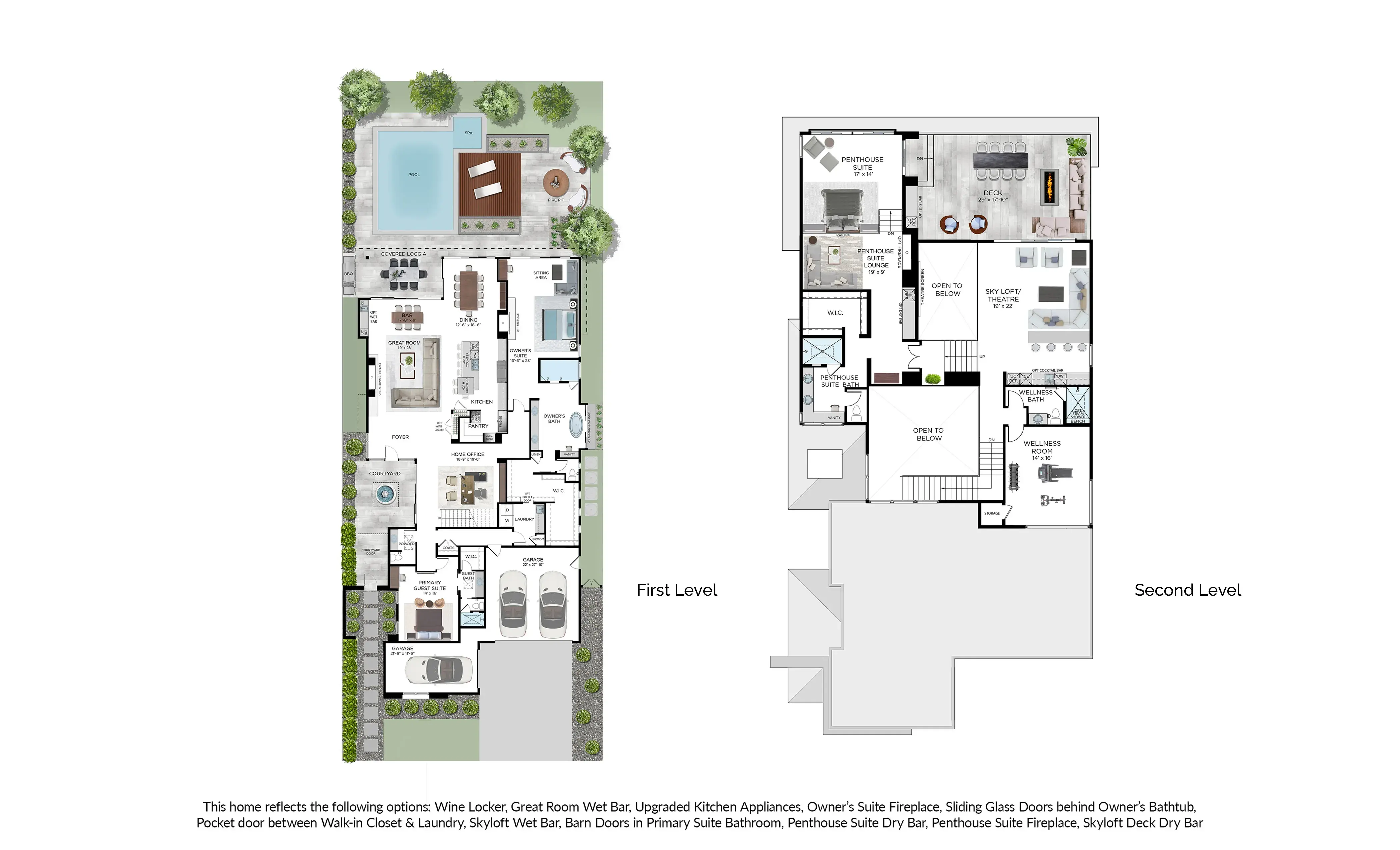 Montage Two Level Floor Plan