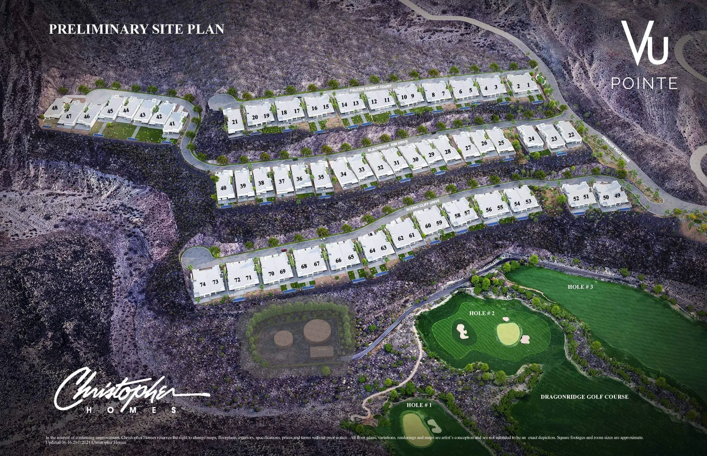 Vu Pointe Siteplan Illustration