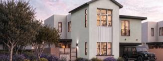 Rocky Ridge Homesite 19, Residence 4, exterior rendering at dusk