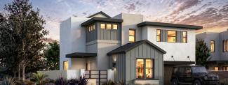Rocky Ridge Homesite 20, Residence 3, exterior rendering at dusk